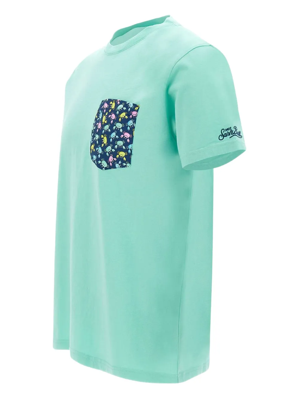 MC2 Saint Barth pocket-detail graphic T-shirt Groen