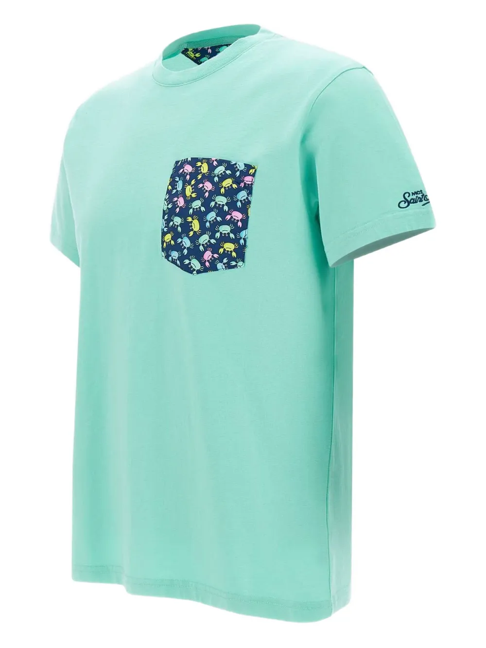 MC2 Saint Barth pocket-detail graphic T-shirt Groen
