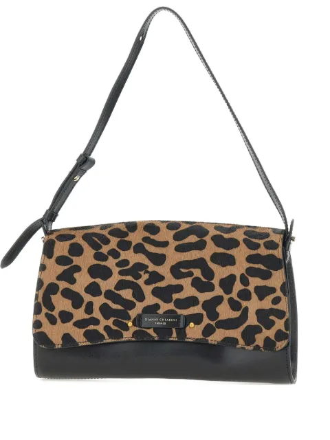 GIANNI CHIARINI leopard-print shoulder bag