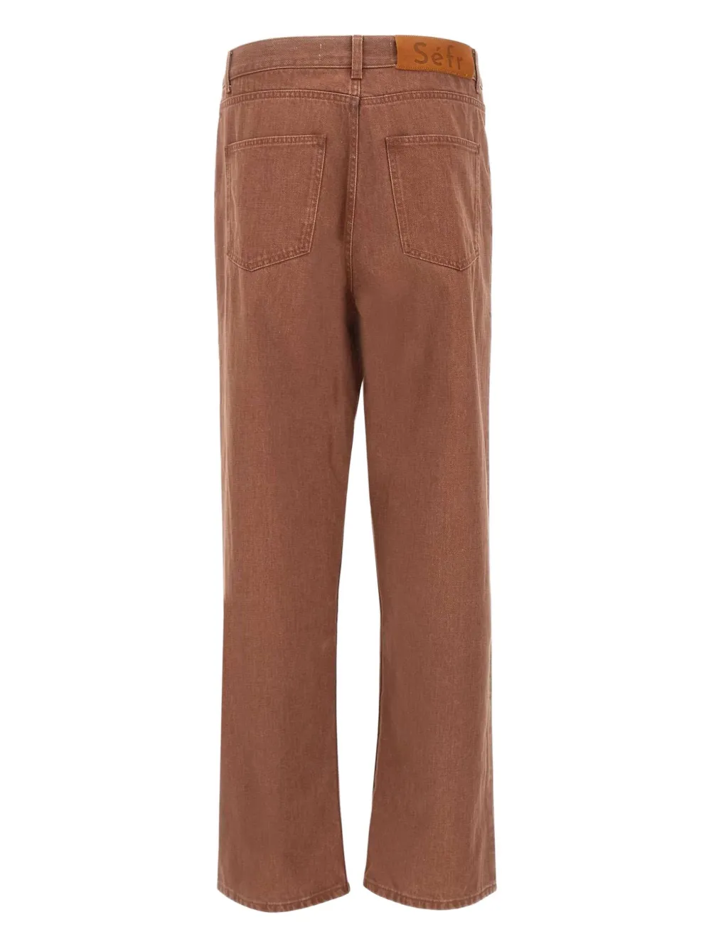 Séfr logo-patch jeans - Rood