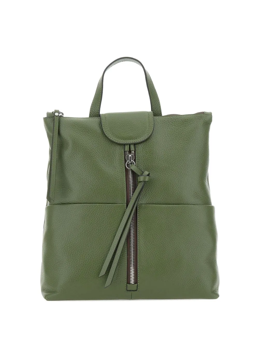 GIANNI CHIARINI Leren rugzak Groen