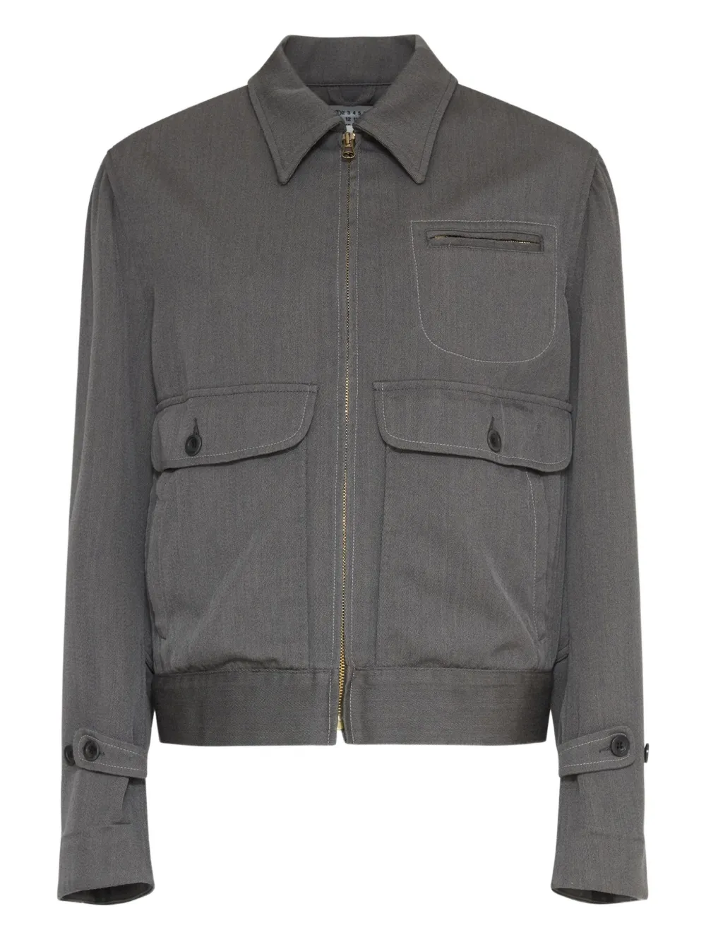 Maison Margiela zip-up jacket | Grey | Image 1