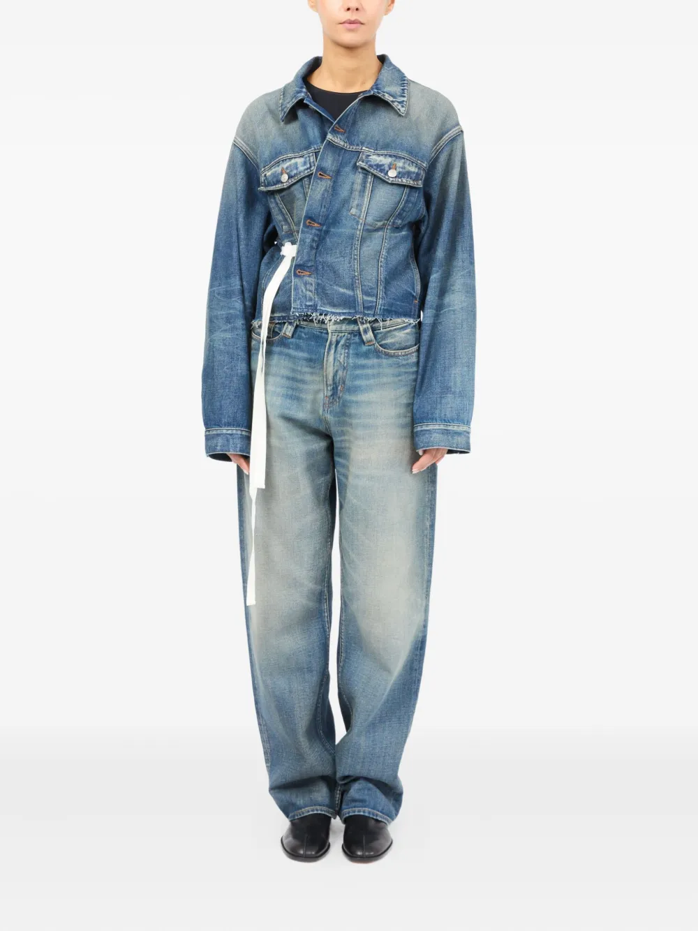 MM6 MAISON MARGIELA BELTED DENIM JACKET
