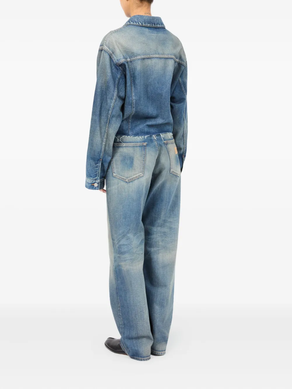 MM6 MAISON MARGIELA BELTED DENIM JACKET