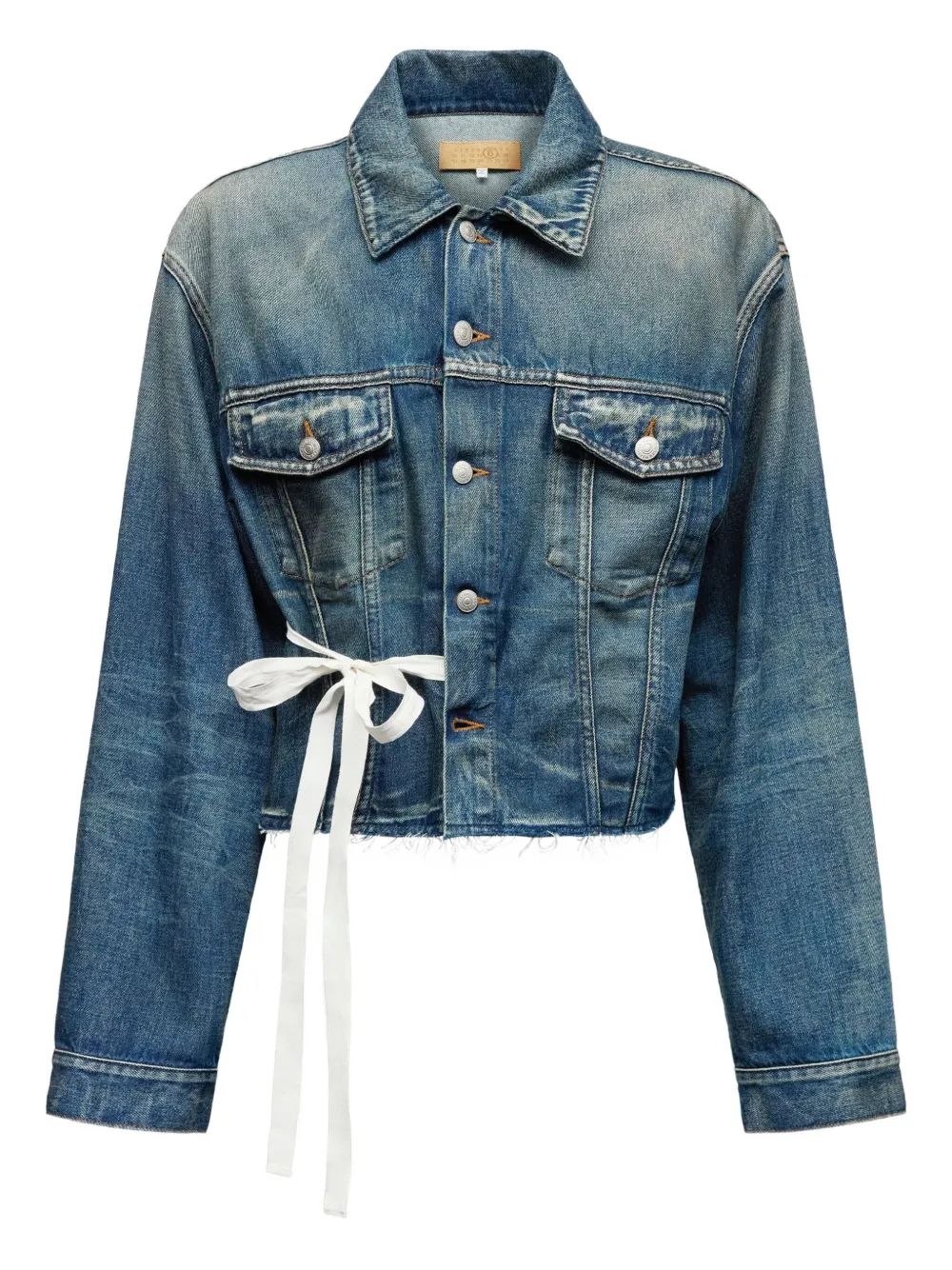 MM6 MAISON MARGIELA BELTED DENIM JACKET