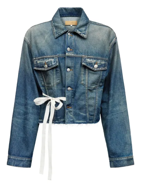MM6 Maison Margiela belted denim jacket