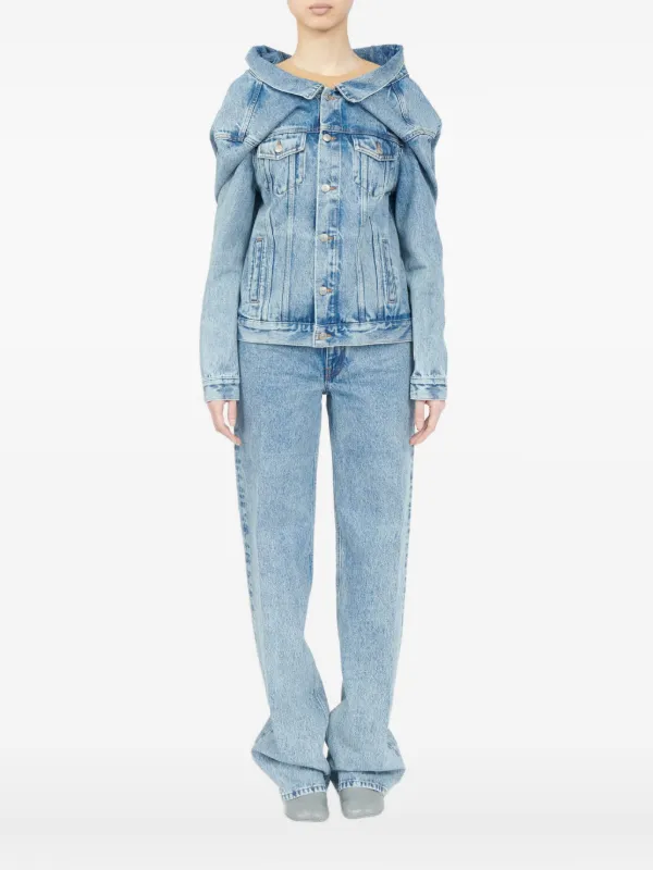 MAISON MARGIELA ウォッシュ デニム ジャケット maison margiela デニムジャケット MAISON MARGIELA ウォッシュ デニム