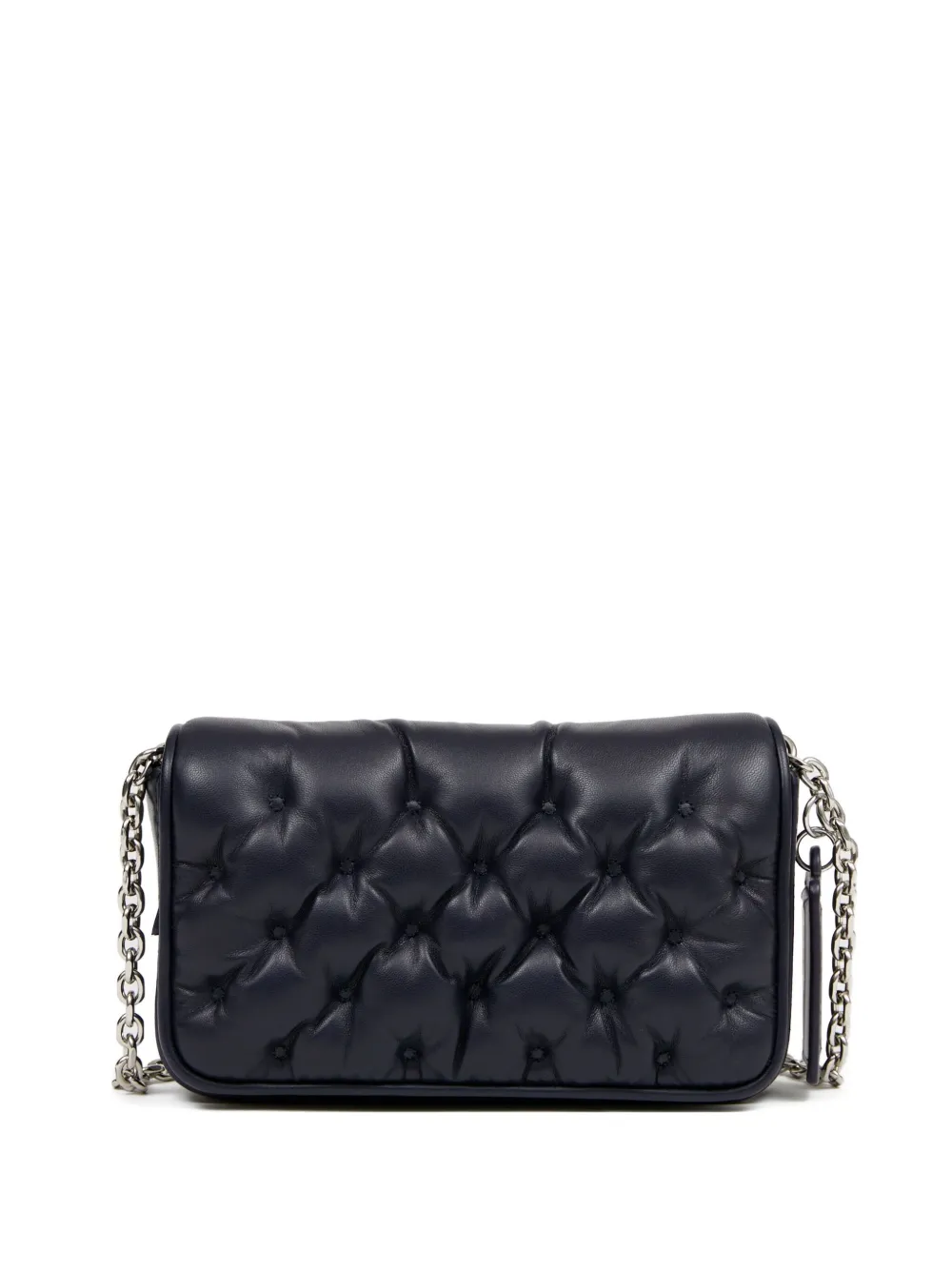 Maison Margiela Glam Slam quilted chain shoulder bag Zwart