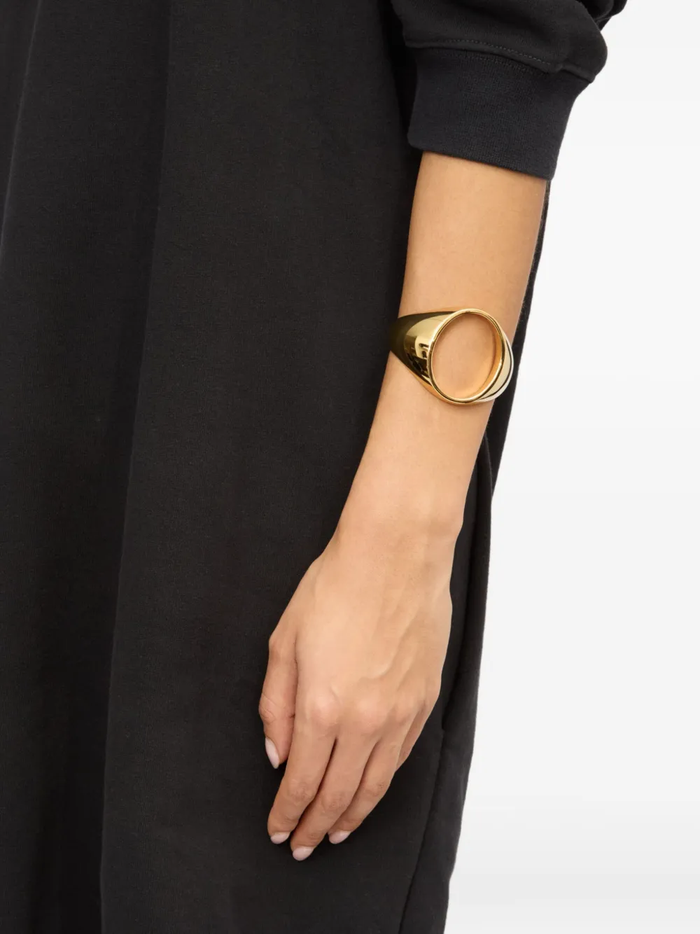 MM6 Maison Margiela cut-out cuff bracelet - Goud