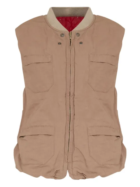Maison Margiela linen-blend waistcoat