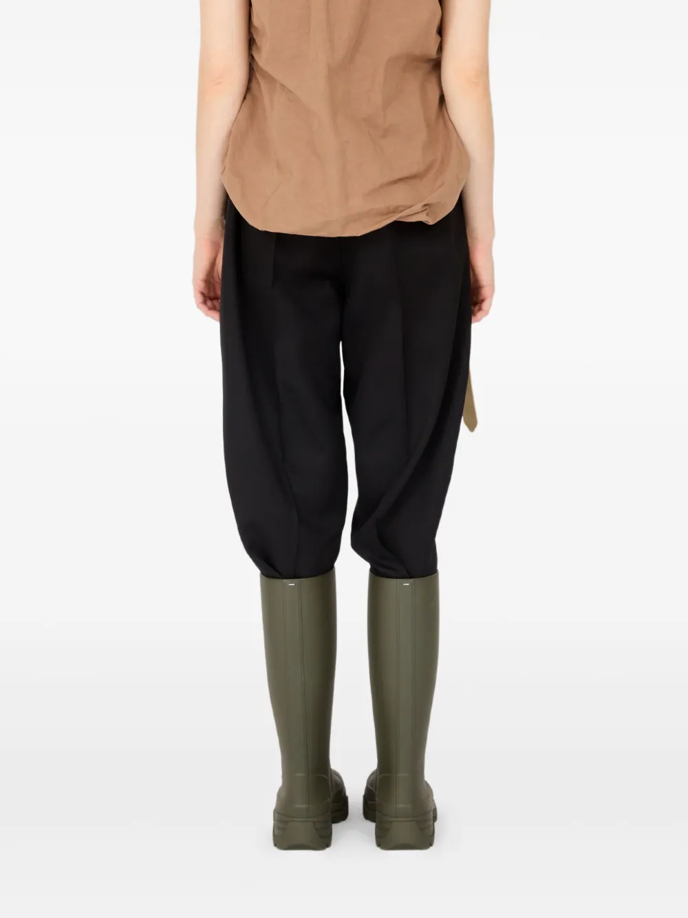 Maison Margiela Gilet van linnenblend Bruin