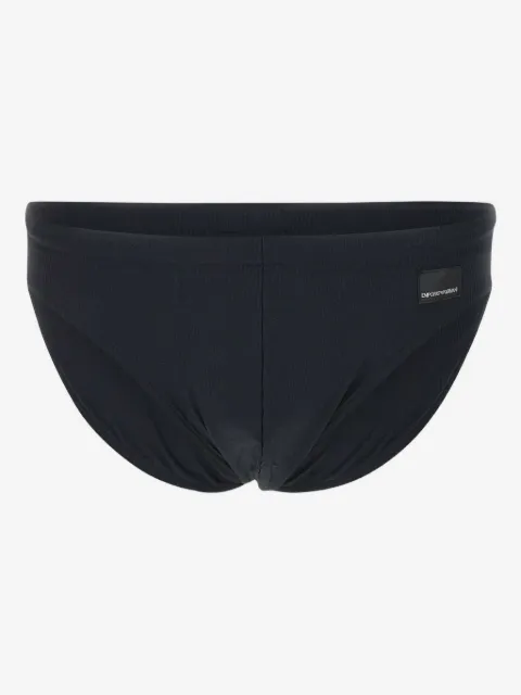 Emporio Armani fine-ribbed swim briefs