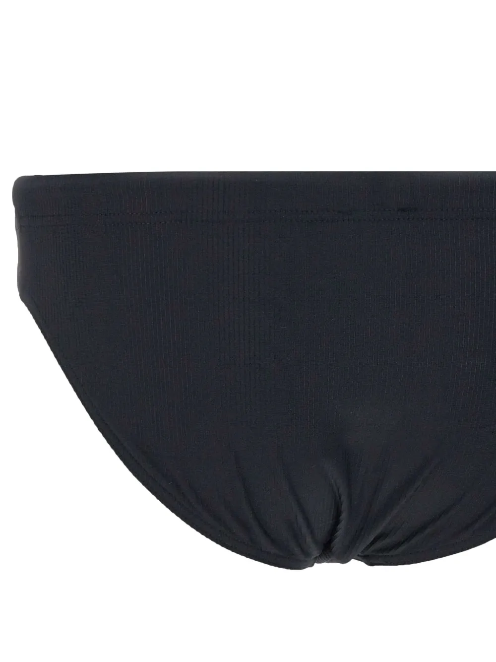 Emporio Armani fine-ribbed swim briefs Zwart
