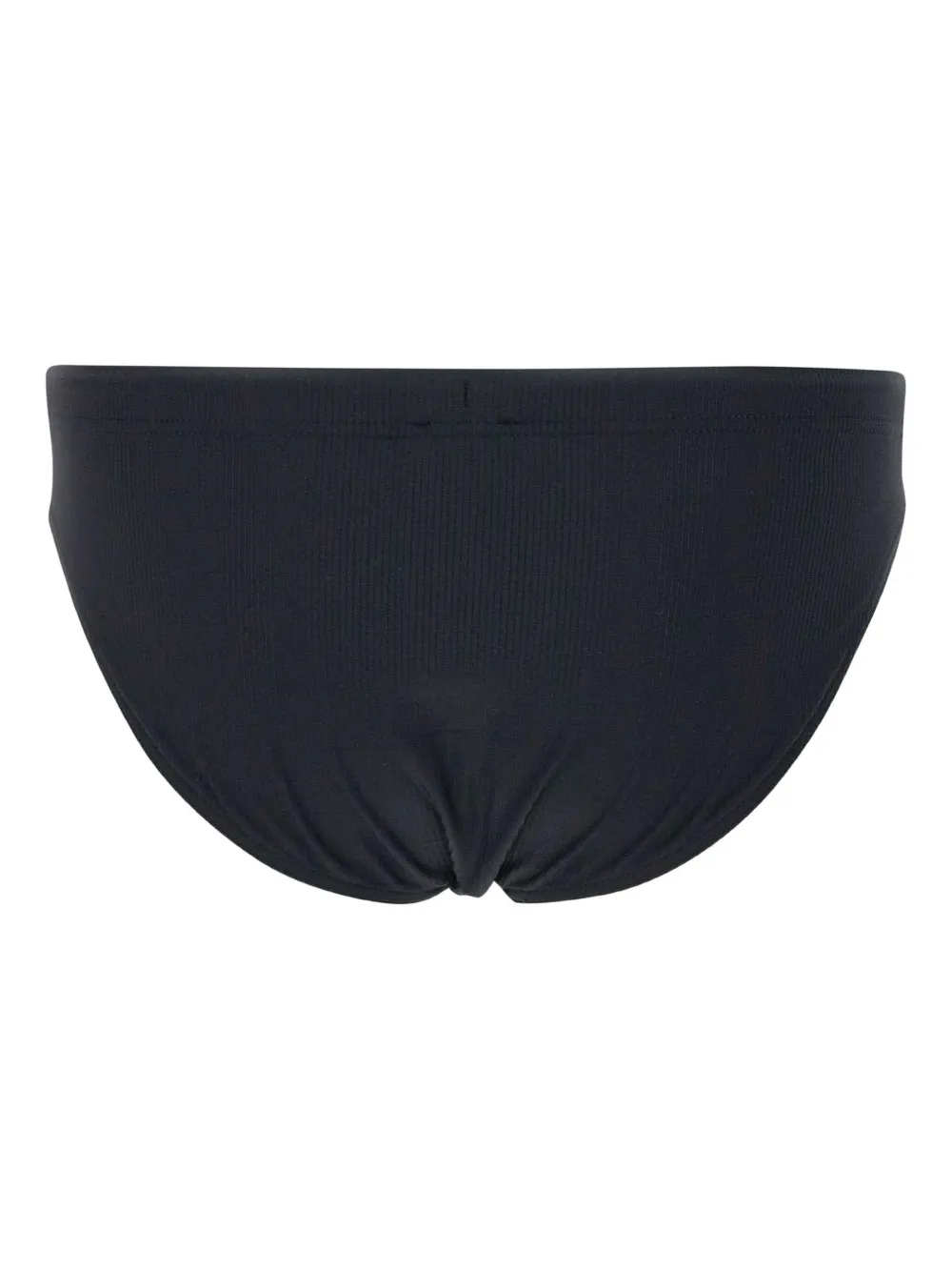 Emporio Armani fine-ribbed swim briefs Zwart