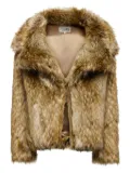 MM6 Maison Margiela faux-fur jacket - Brown