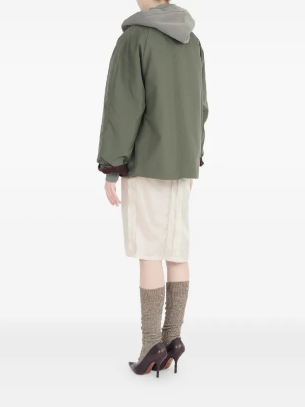 Maison Margiela Panelled Jacket | Green | FARFETCH
