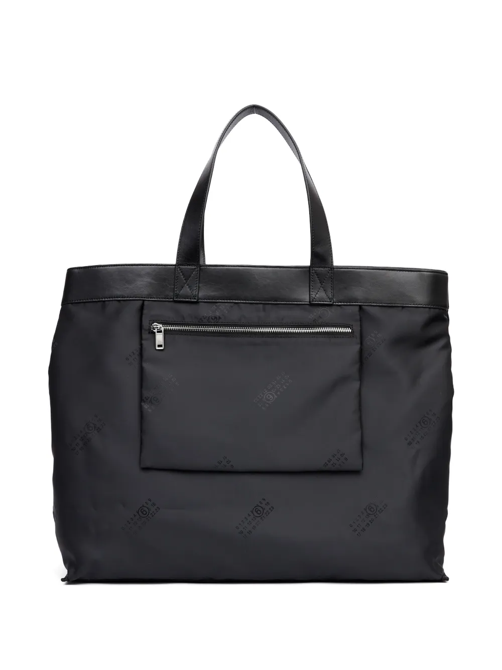 MM6 Maison Margiela Shopper met logoprint Zwart
