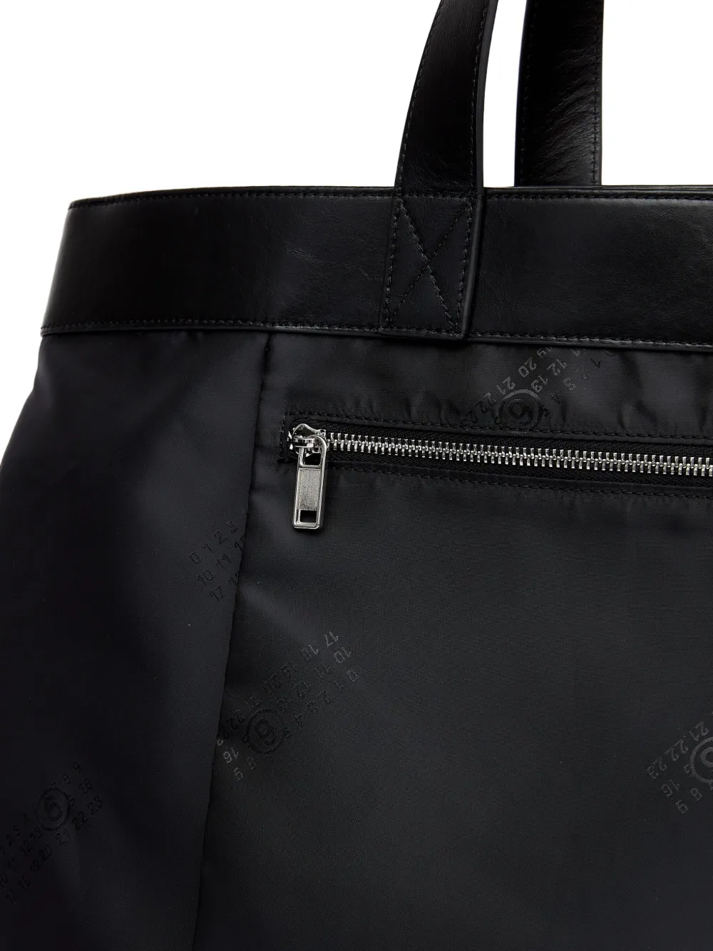 MM6 Maison Margiela ロゴ トートバッグ | ブラック | FARFETCH JP