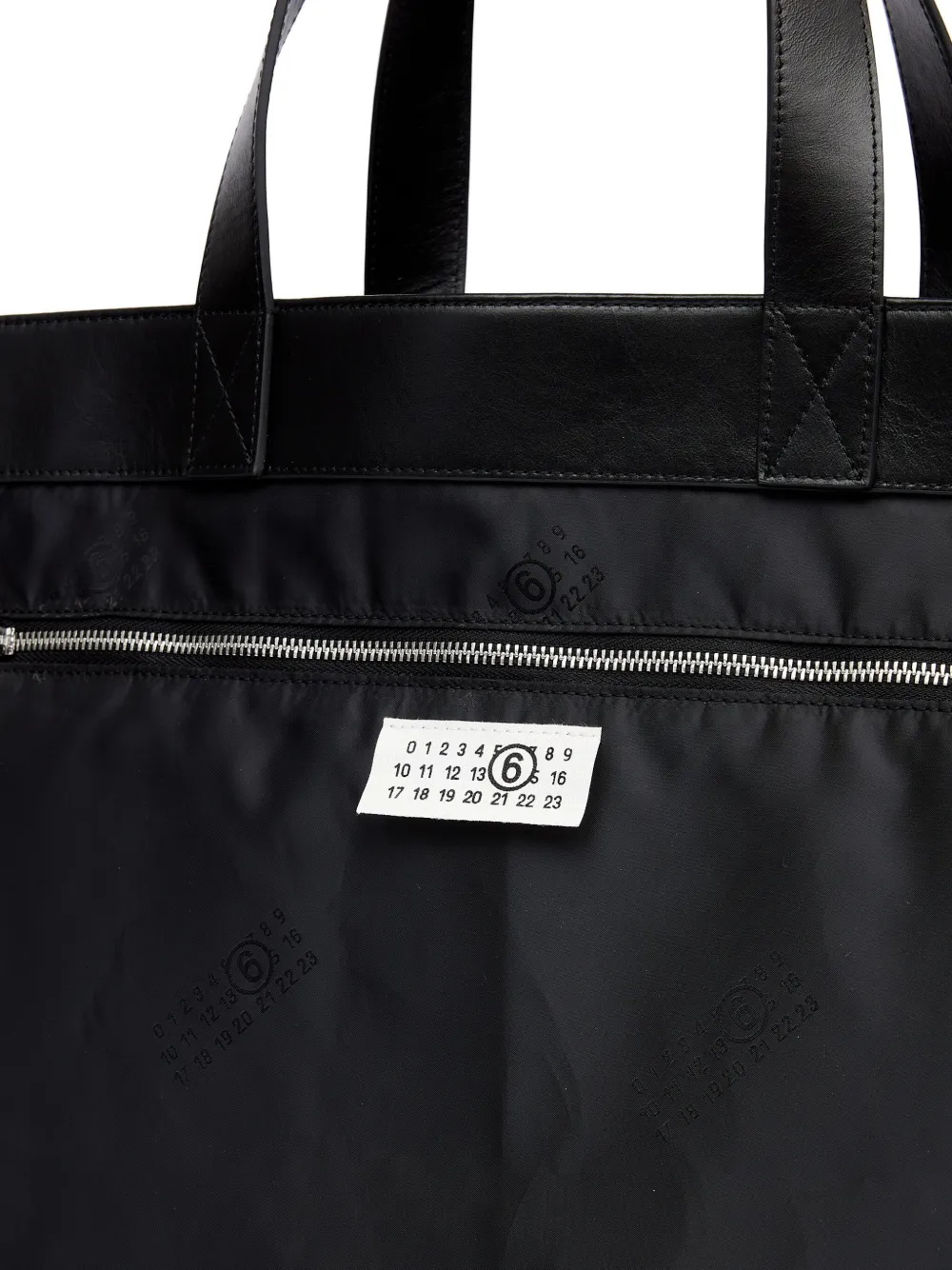 MM6 Maison Margiela ロゴ トートバッグ | ブラック | FARFETCH JP