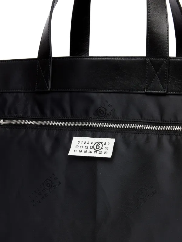 Maison Margiela ブラック トートバッグ エムエムシックス メゾン マルジェラ MM6 Maison Margiela