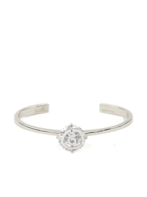 MM6 Maison Margiela crystal-rose cuff bracelet