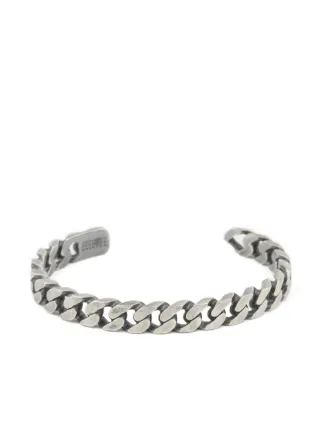 アクセサリー Maison Margiela MM6 Logo Cuff Bracelet MM6 Maison Margiela Silver 6 Cuff Bracelet MM6 Maison Margiela