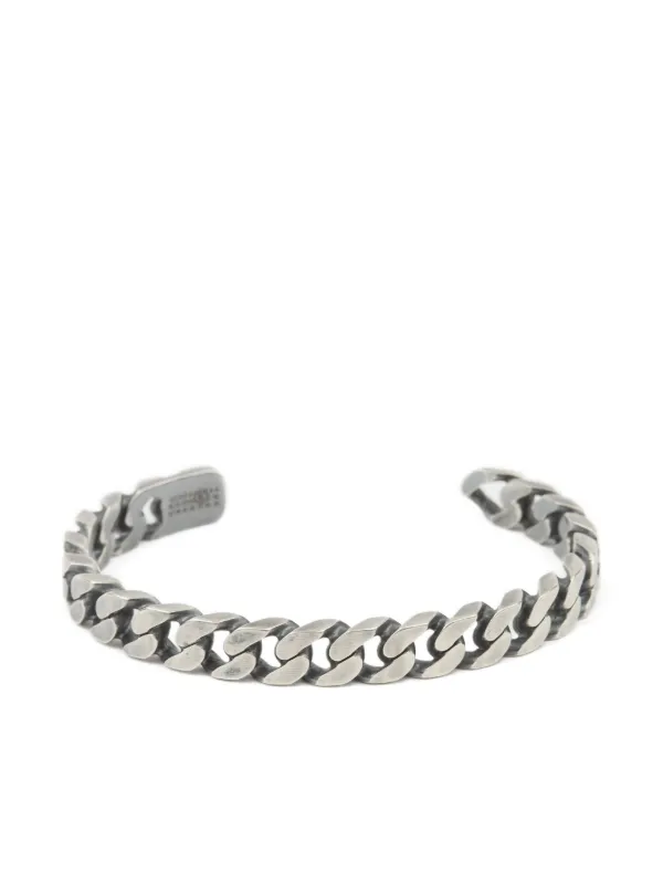 ブレスレット Mm6 Maison Margiela Bracciale Rigido MM6 Maison Margiela Bracciale Rigido Con Grafica Numerica