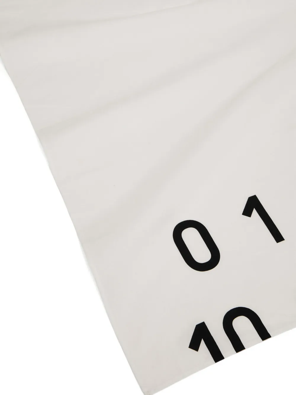 MM6 Maison Margiela Numbers-print scarf - Wit