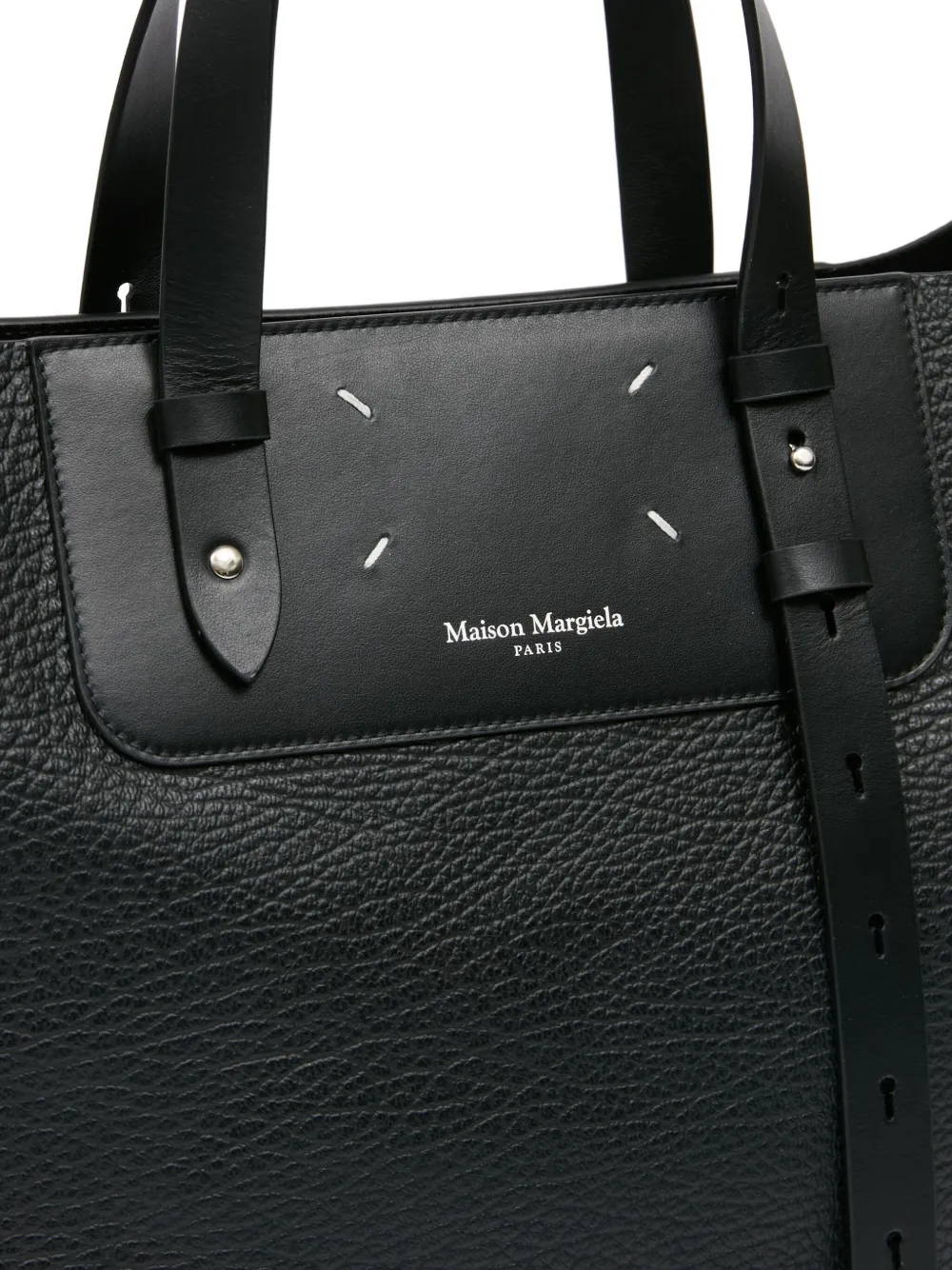 Maison Margiela Vertical Tote Bag In Black