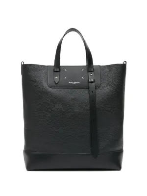 Margiela 5AC バーティカルトート ショルダーバッグ 黒 ブラック Maison Margiela 5AC トートバッグ | ブラック | FARFETCH JP