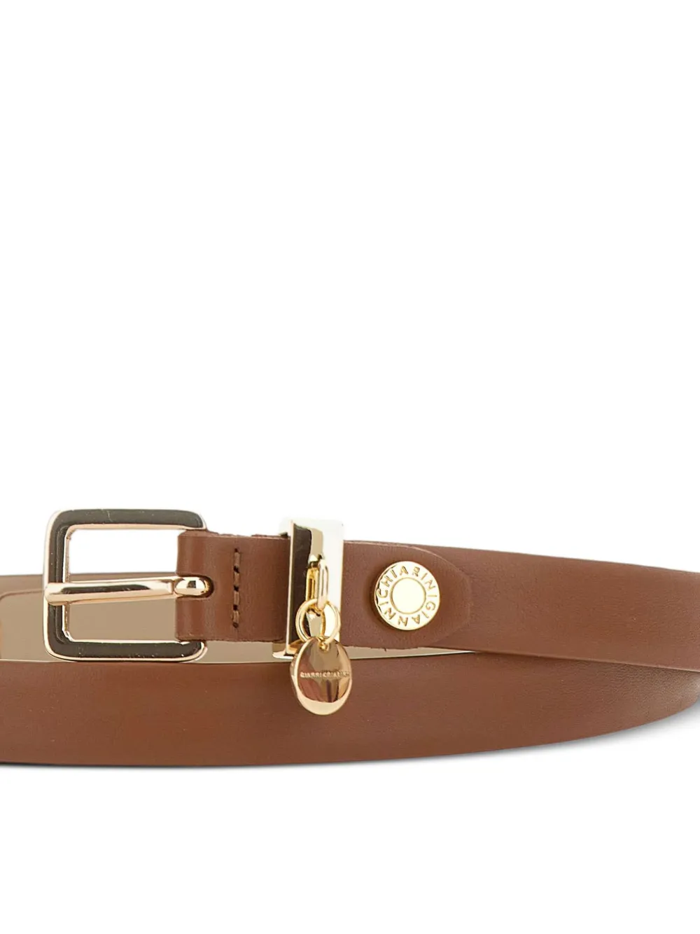 GIANNI CHIARINI Leren gespriem Bruin