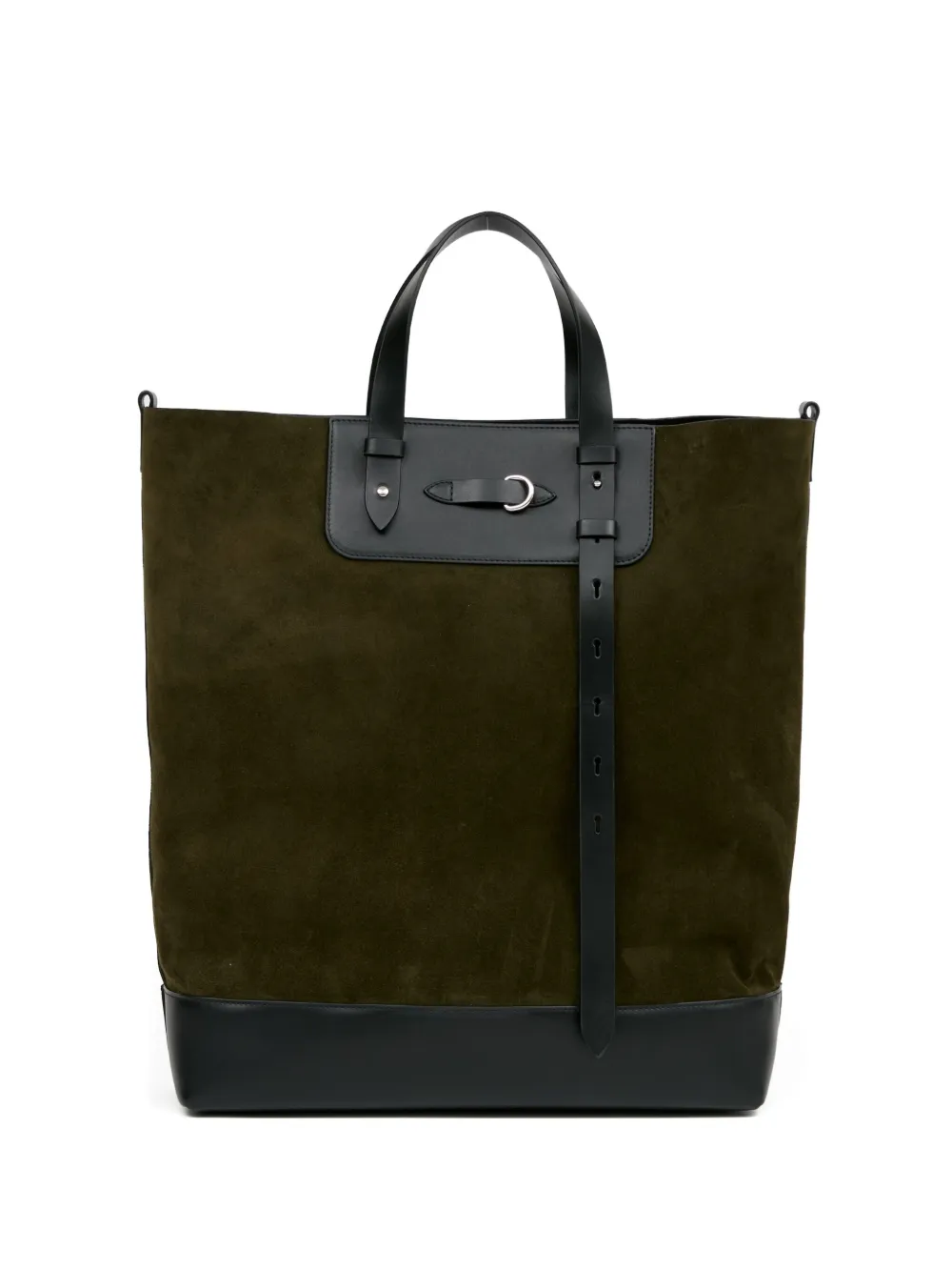 Maison Margiela スエード トートバッグ - ブラック Maison Margiela スエード トートバッグ - ブラック