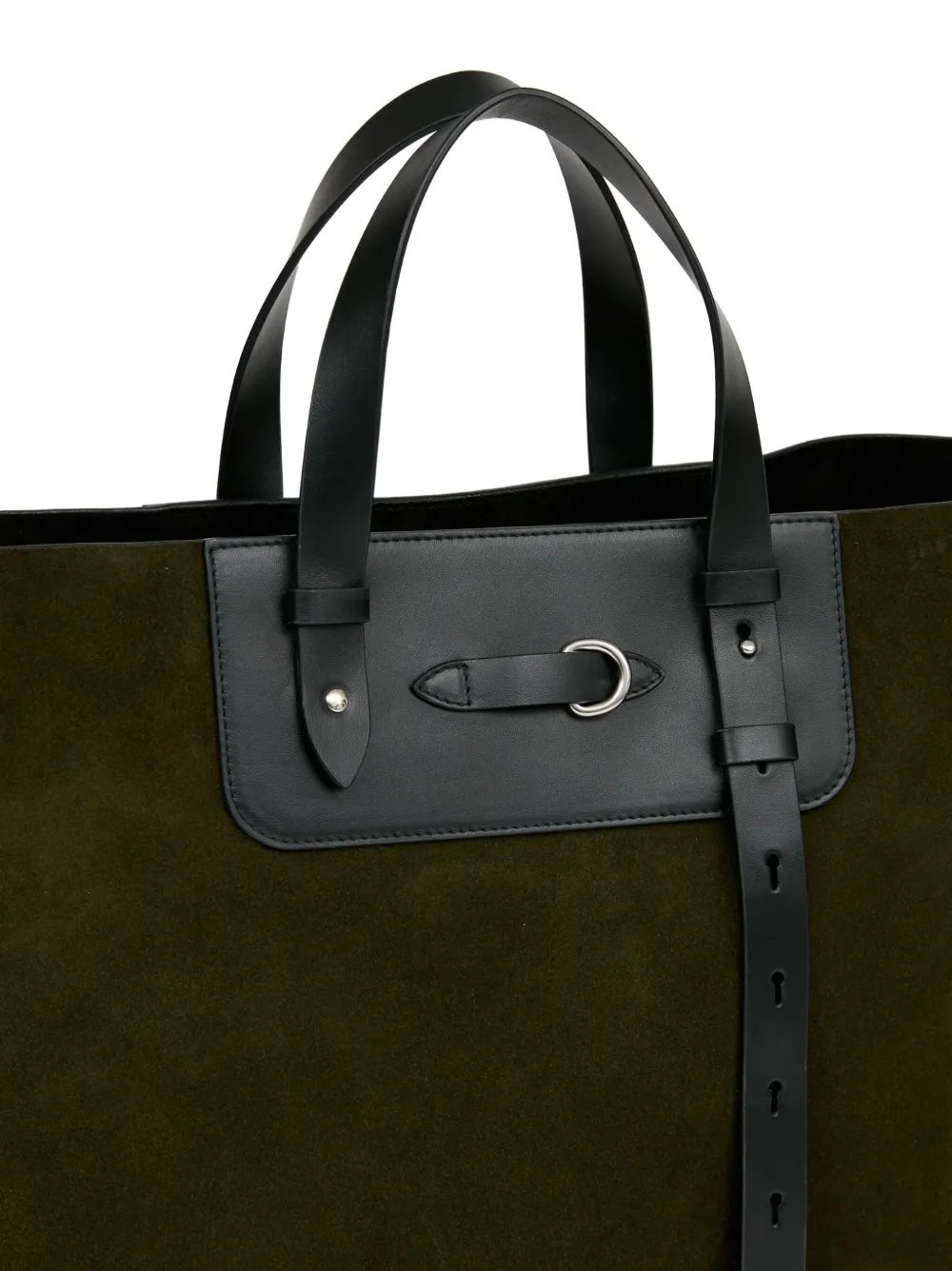 Maison Margiela Suède shopper Zwart
