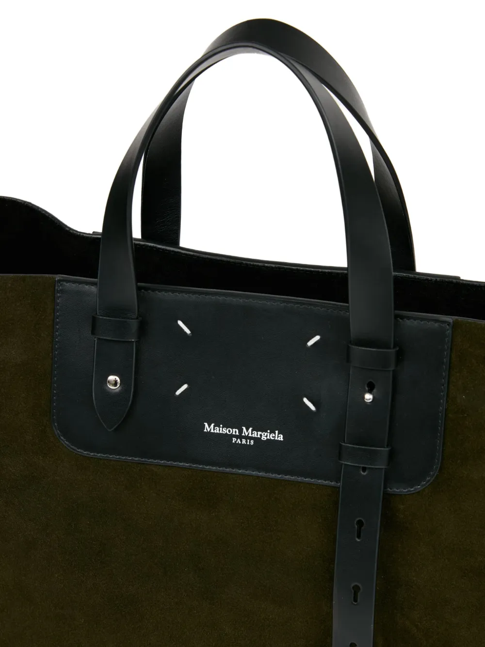 Maison Margiela Suède shopper Zwart