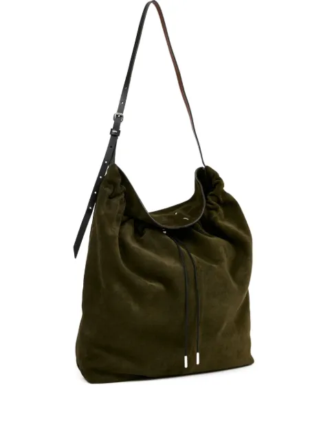 Maison Margiela suede drawstring shoulder bag