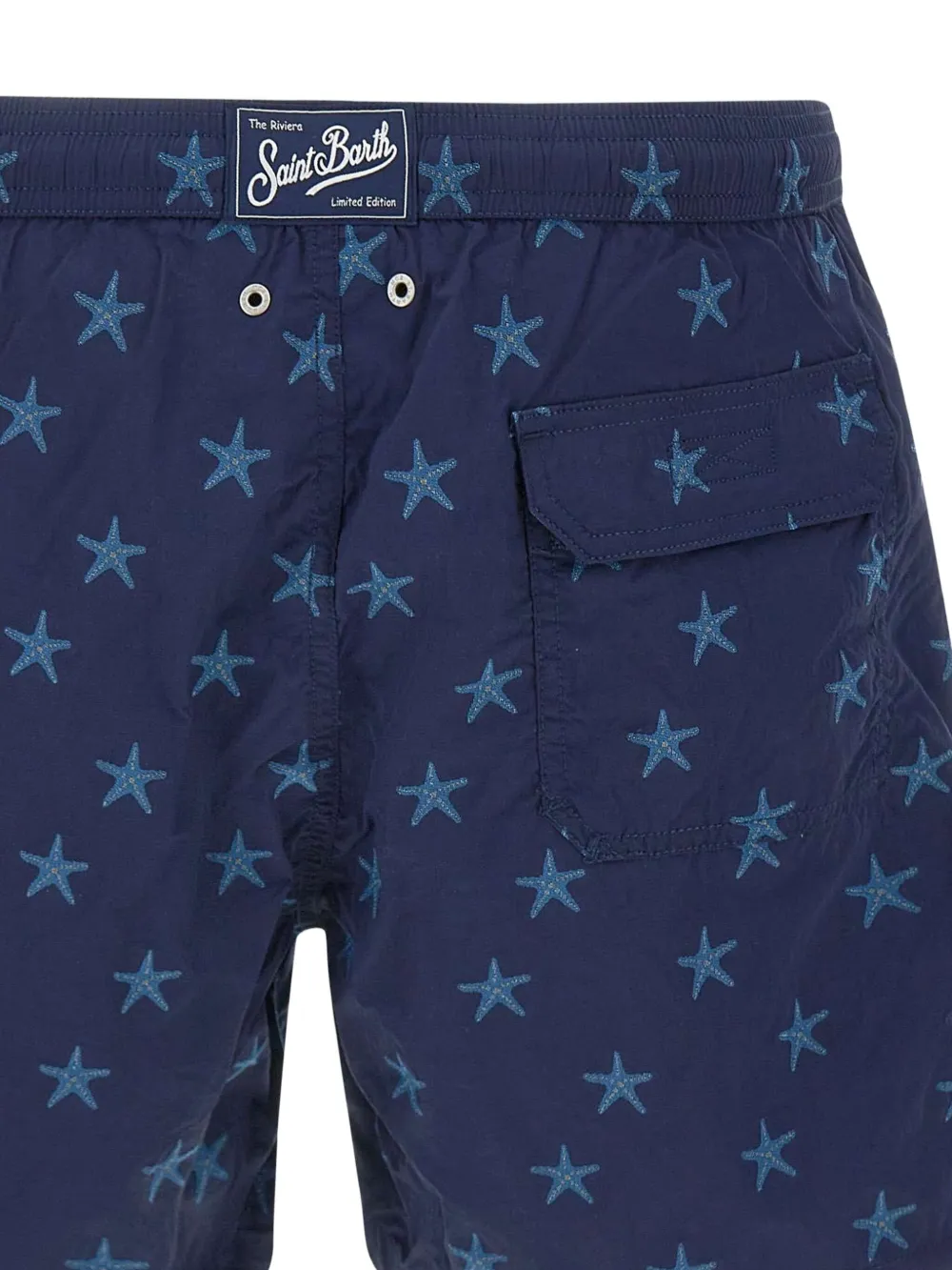 MC2 Saint Barth Patmos zwembroek met zeesterprint Blauw