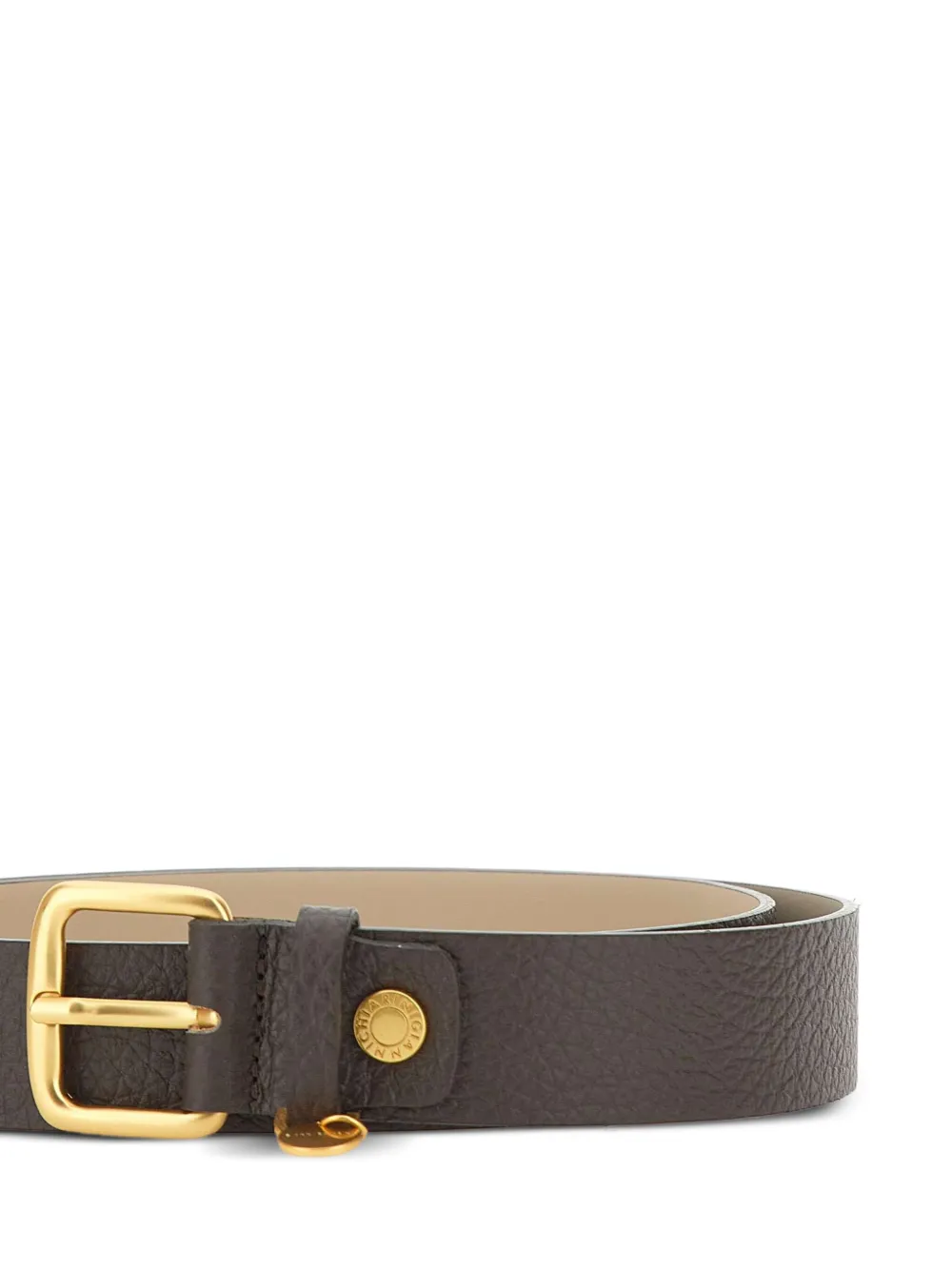 GIANNI CHIARINI Leren gespriem Bruin