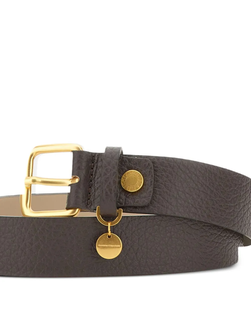 GIANNI CHIARINI Leren gespriem Bruin