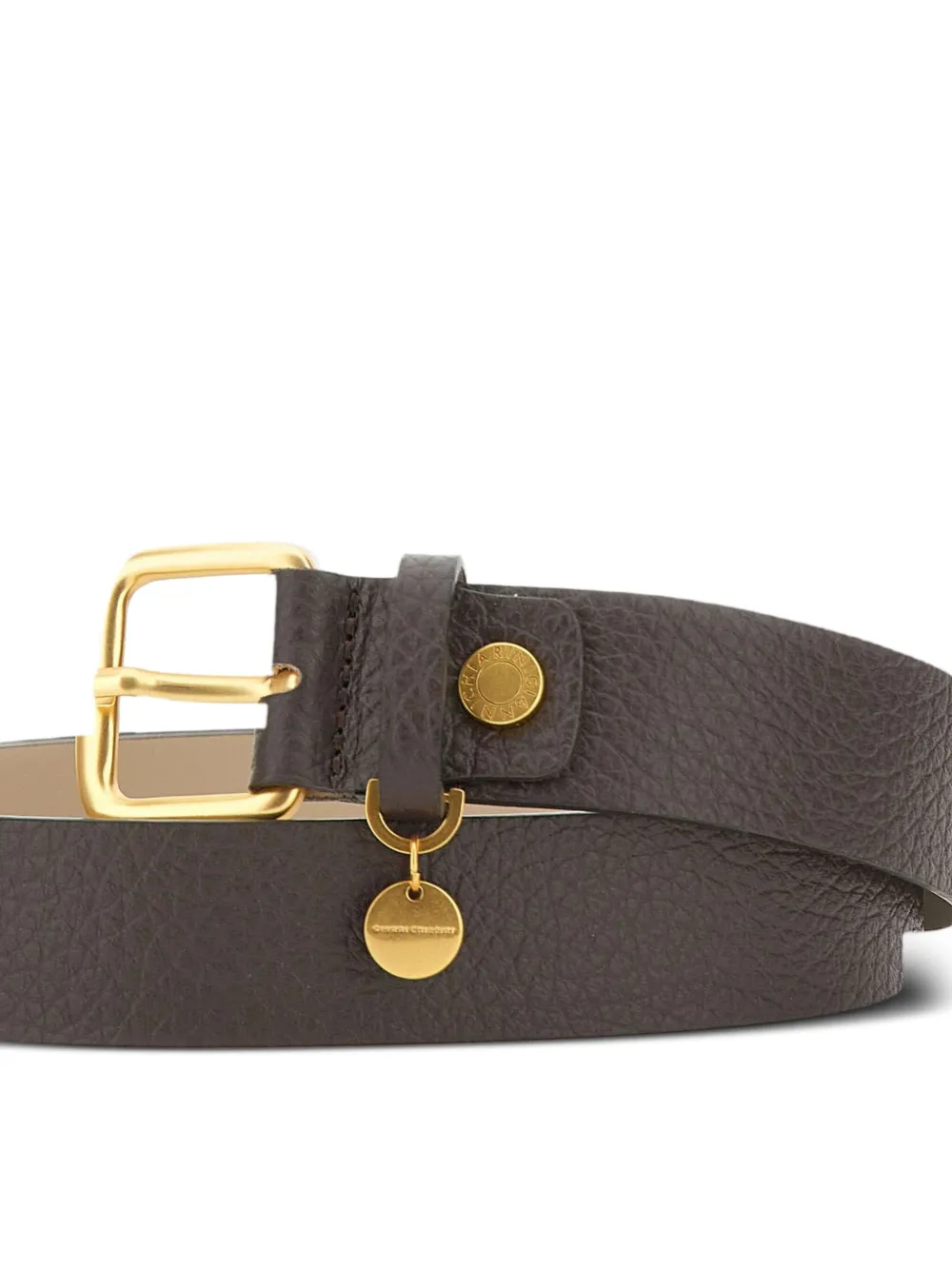 GIANNI CHIARINI Leren gespriem - Bruin