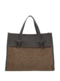 GIANNI CHIARINI Marcella Club knot-detail tote bag - Brown