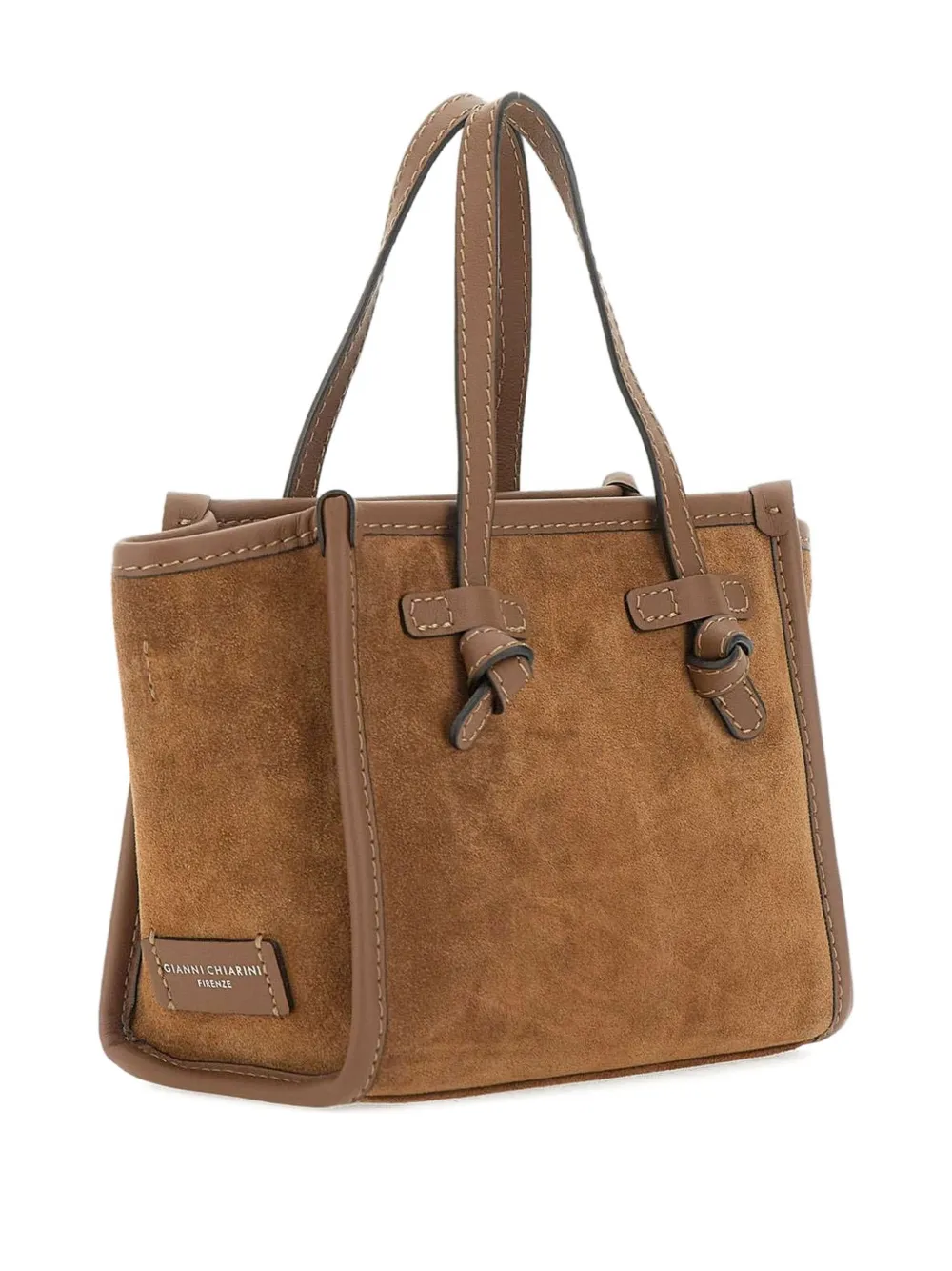 MARCELLA CLUB Suède shopper Beige