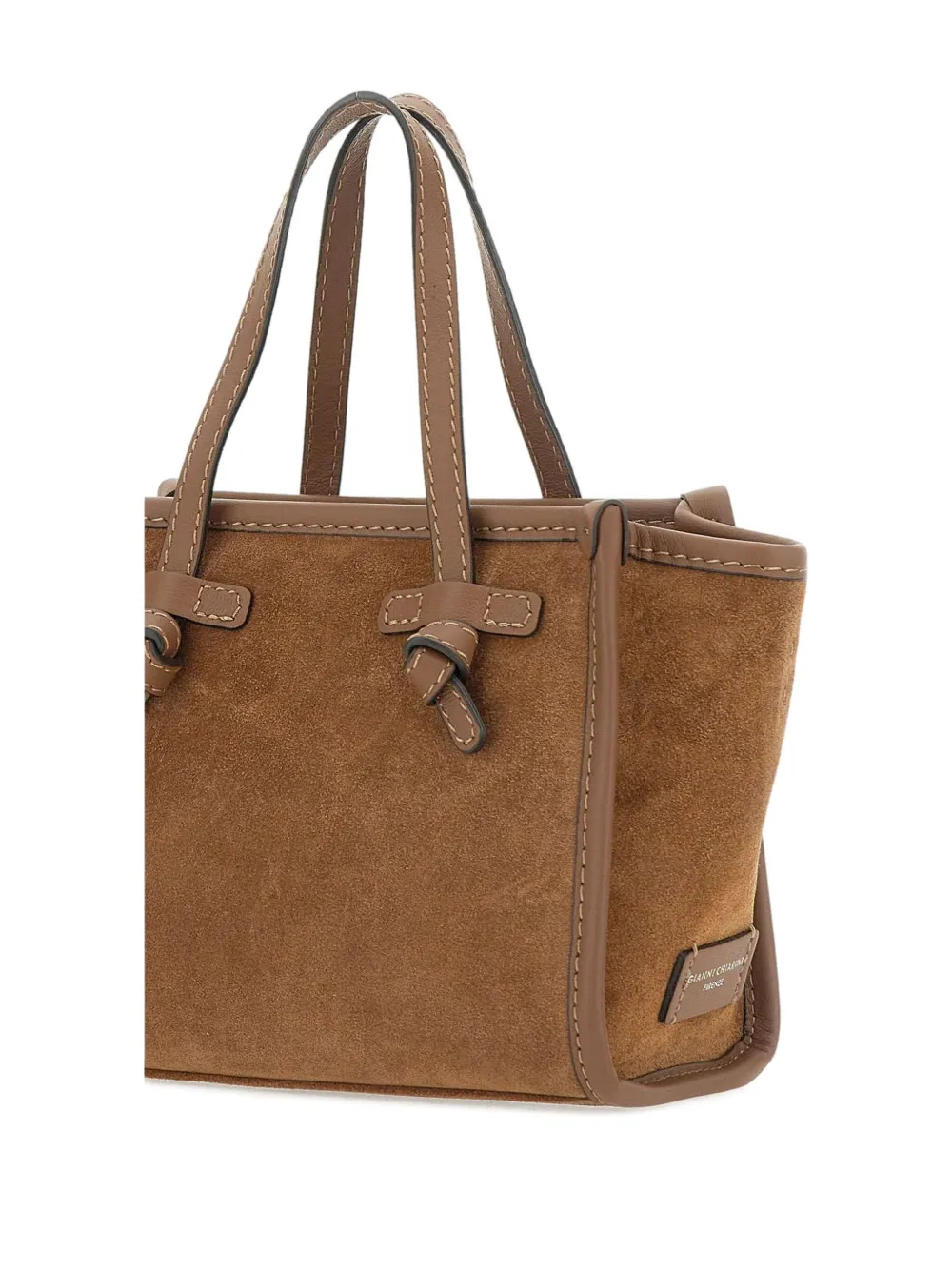 MARCELLA CLUB Suède shopper Beige