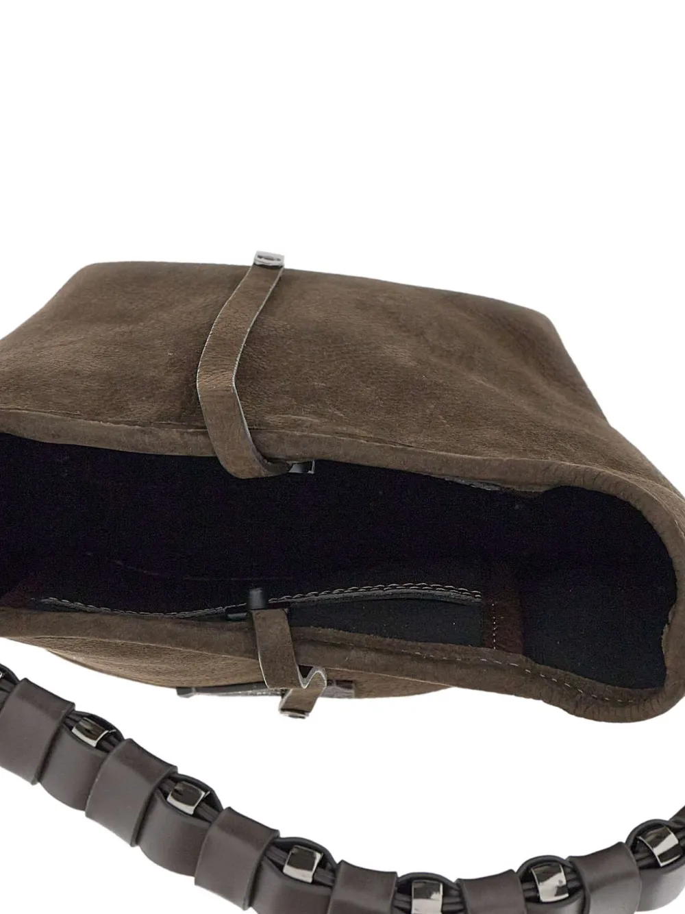 GIANNI CHIARINI Schoudertas met kettinghengsel Bruin
