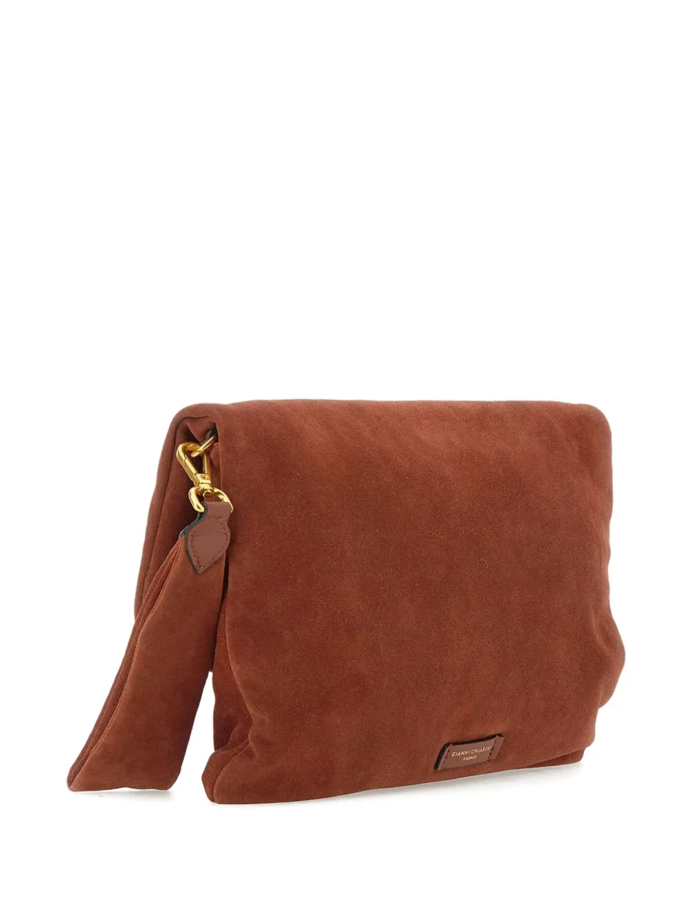 GIANNI CHIARINI Suède clutch Rood