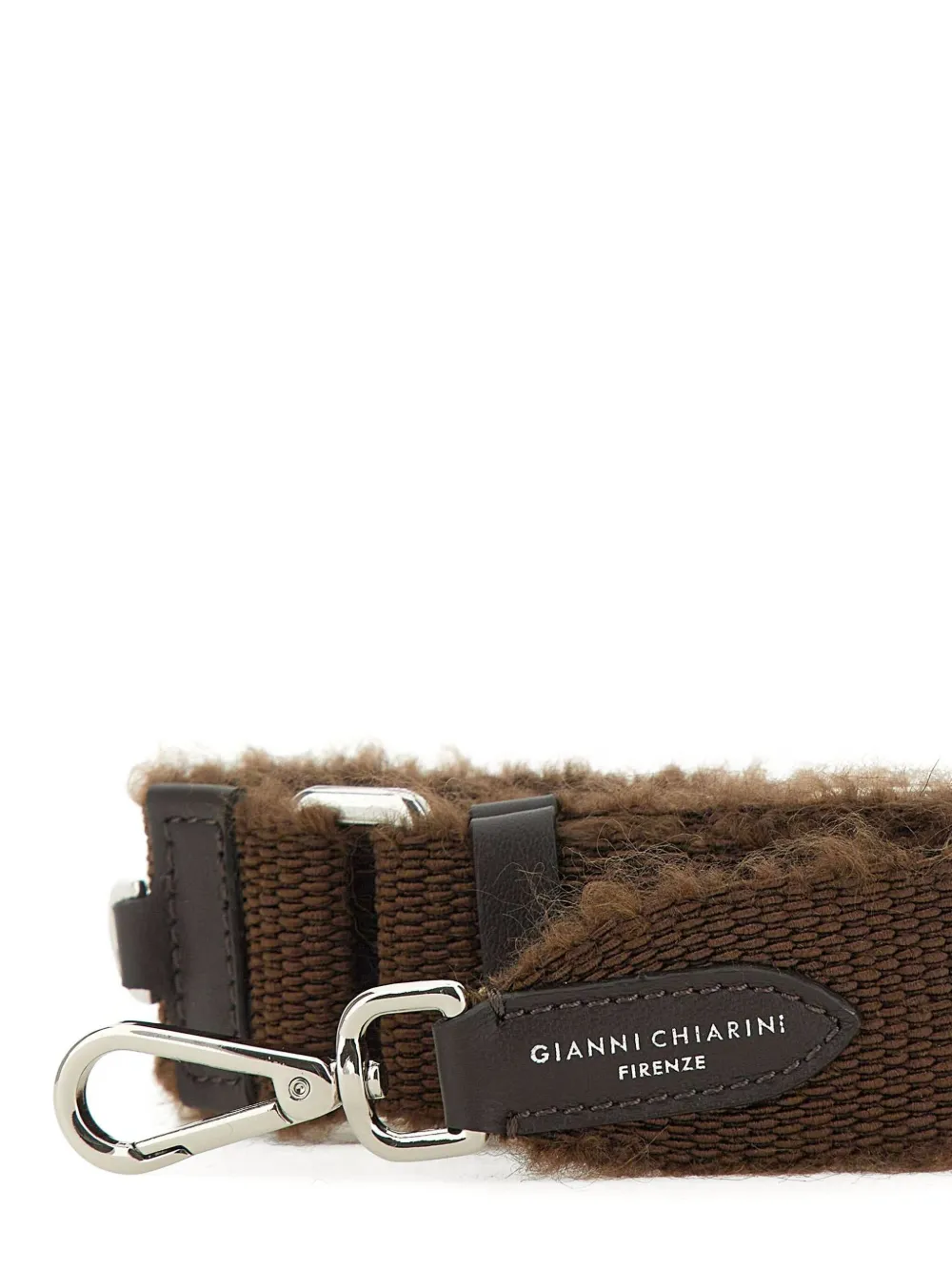 GIANNI CHIARINI Schouderband met lammy afwerking Bruin