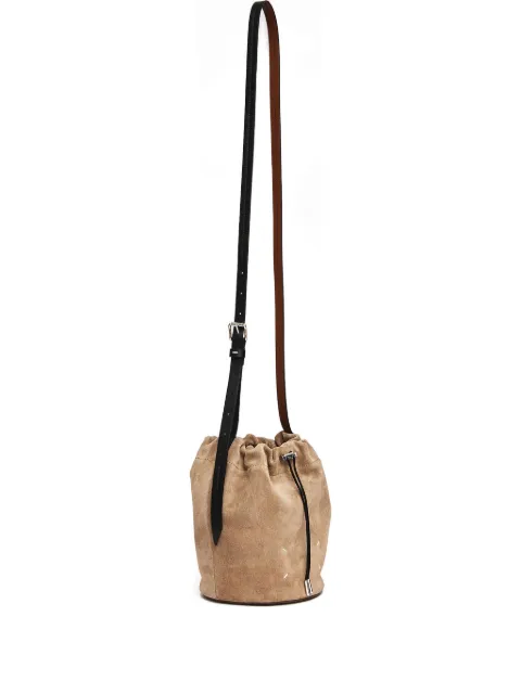 Maison Margiela drawstring-fastening suede bucket bag