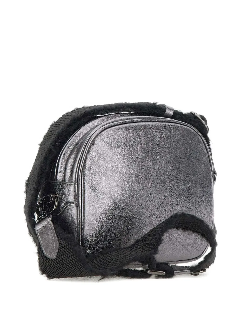 GIANNI CHIARINI Leren crossbodytas Zilver