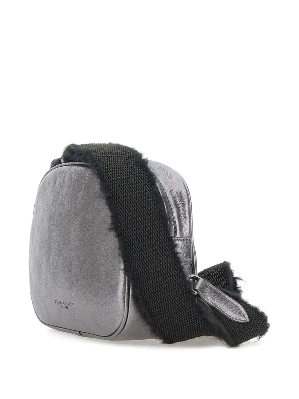 GIANNI CHIARINI Leren crossbodytas Zilver