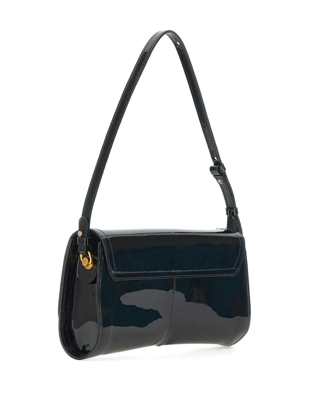 GIANNI CHIARINI flap shoulder bag Zwart