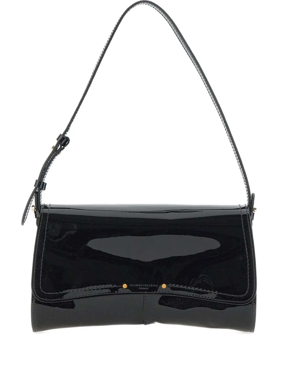 GIANNI CHIARINI flap shoulder bag Zwart